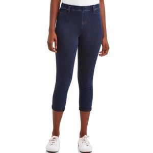 💥last day!!💥 Dark denim jegging capri